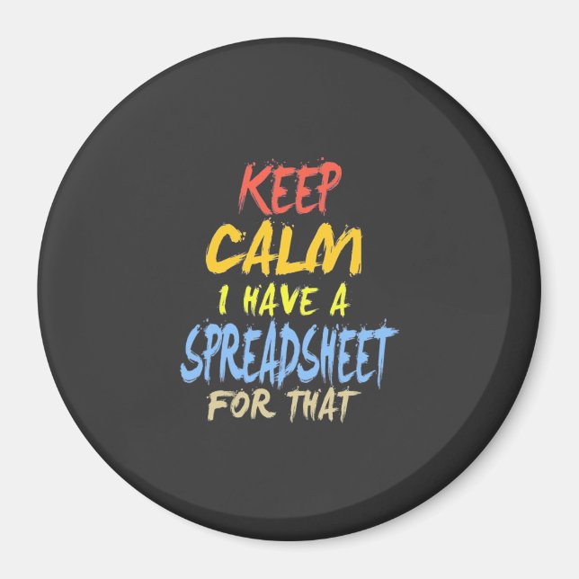 Aimant Le Comptable A Une Feuille De Calcul Pour Cela (Devant)