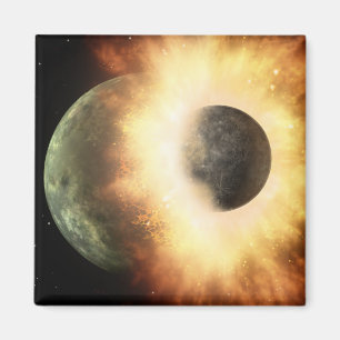 Aimant Le concept de l'artiste d'un corps céleste