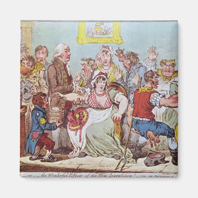 Aimant Le coq de vache ou les merveilleux effets (Devant)