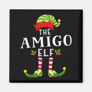 Aimant Le costume de Noël assorti de l'elfe Amigo