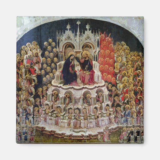 Aimant Le couronnement de la Vierge au Paradis, 1438 (Devant)