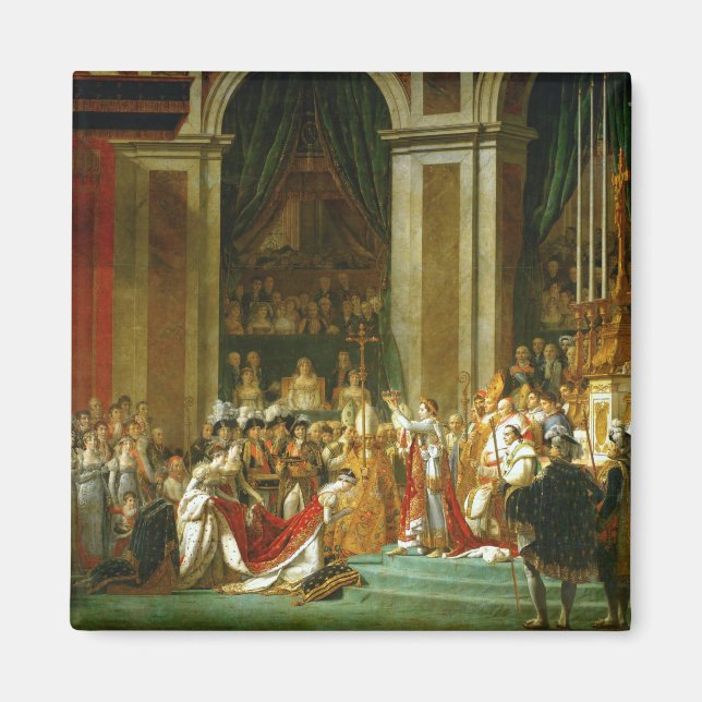 Aimant Le couronnement de Napoléon, Jacques-Louis David (Devant)
