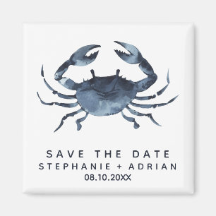 Aimant Le crabe bleu Mariage Enregistrer la date Faveur