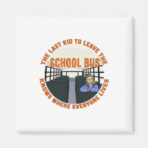 Aimant Le Dernier Enfant Pour Quitter Le Bus De L'École