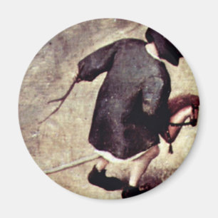Aimant Le détail des jeux des enfants par Bruegel D. Ä.