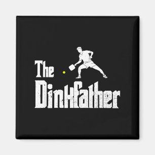 Aimant Le dinkfather drôle pickle ball papa sports pun