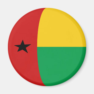 Aimant Le drapeau de la pêche de la Guinée-Bissau