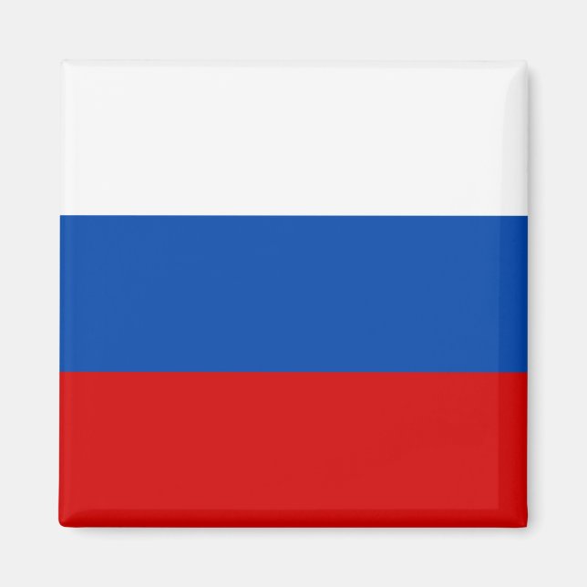 Aimant Le drapeau de la Russie (Devant)