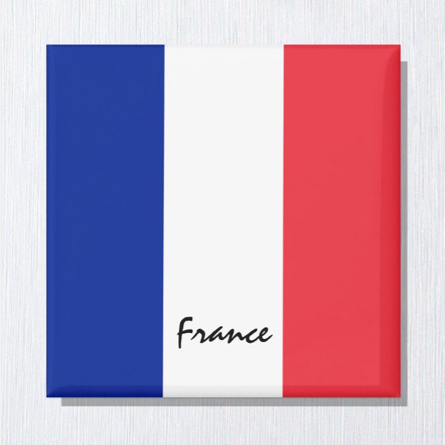 Aimant Le drapeau français et la France - Fêtes/sports (Créateur téléchargé)