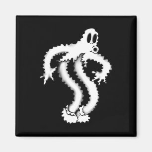 Aimant Le fantôme clown Shaky Éffrayant Blackwork