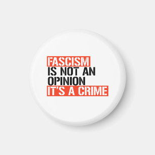 Aimant Le fascisme n'est pas une opinion
