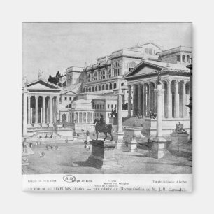 Aimant Le forum romain de l'antiquité