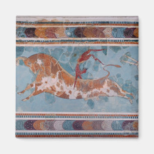 Aimant Le fresque de torero, palais de Knossos, Crète