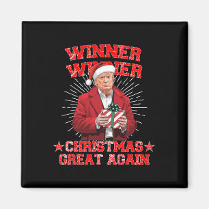 Aimant Le gagnant Noël grand à nouveau Trump Funny Hu