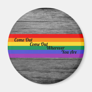 Aimant Le gay pride LGBT sortent des victoires d'amour de