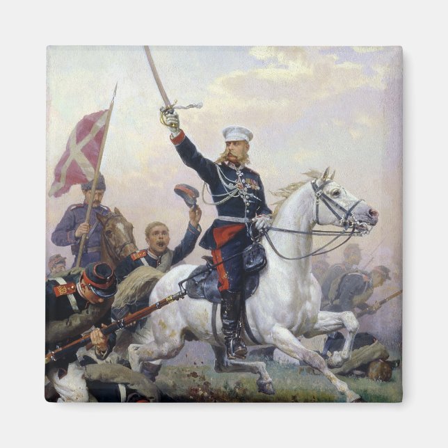 Aimant Le général M.D. Skobselev dans le russo-turc (Devant)