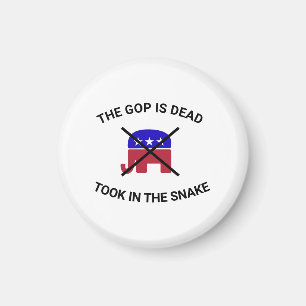 Aimant Le GOP est une T-shirt mort
