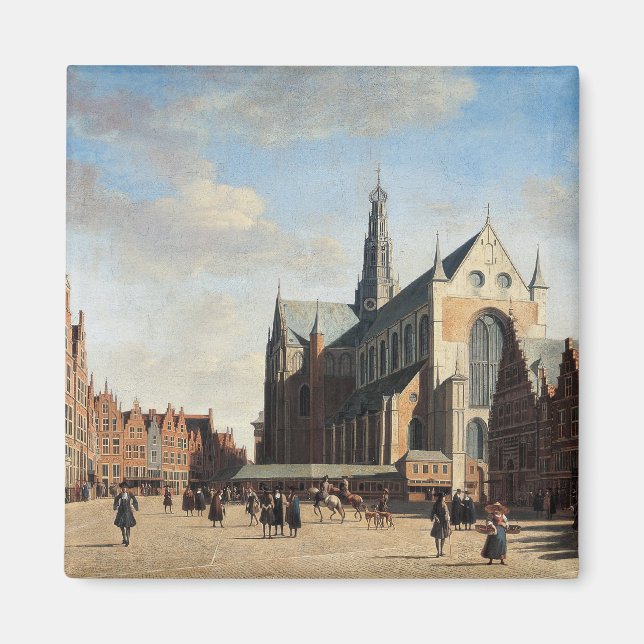 Aimant Le Grand Marché d'Haarlem (Devant)