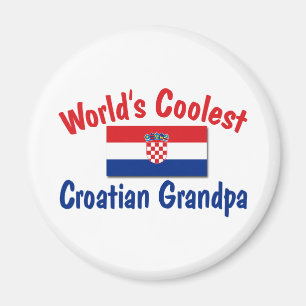Aimant Le grand-papa croate le plus frais