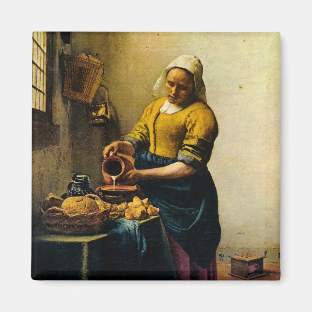 Aimant Le grand serviteur de Vermeer pourrissant du lait  (Devant)