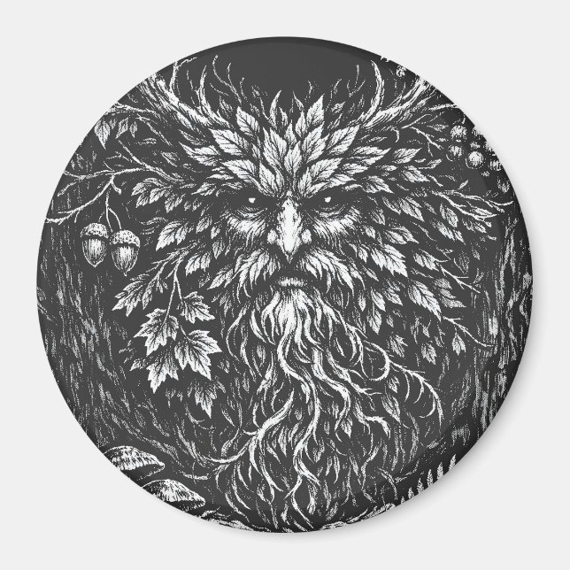 Aimant Le Green Man par BurnsInHell (Devant)