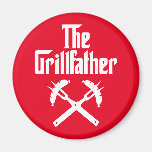 Aimant Le Grillfather Aux Chiens Chauds