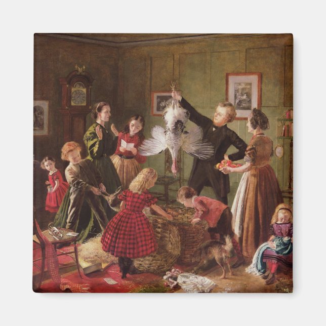 Aimant Le Hamper de Noël (Devant)