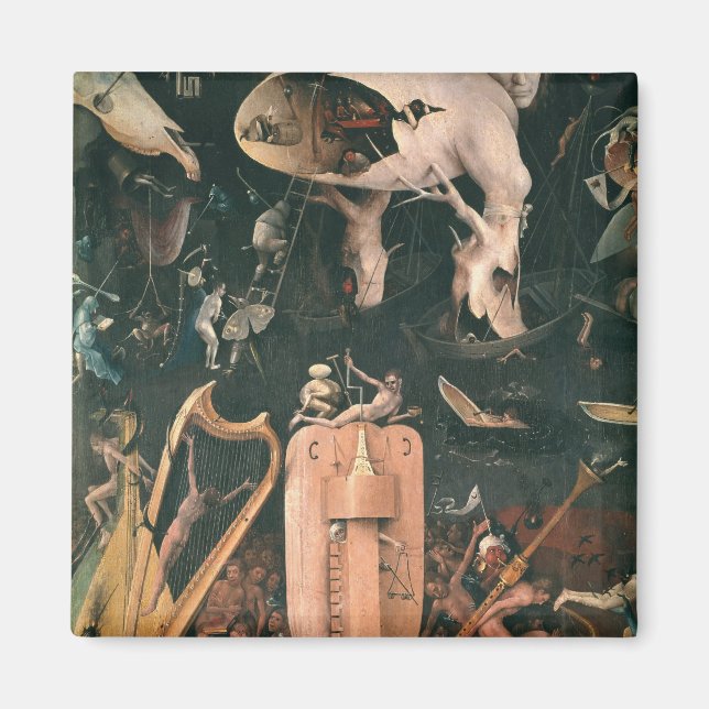 Aimant Le jardin des délices terrestres (Devant)