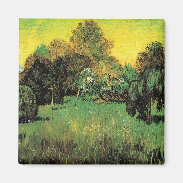 Aimant Le jardin des poètes par Vincent van Gogh (Devant)
