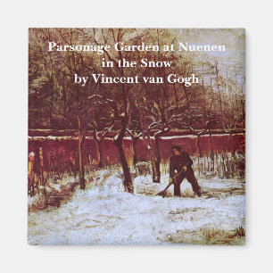 Aimant Le jardin du presbytère à Nuenen par Vincent van G