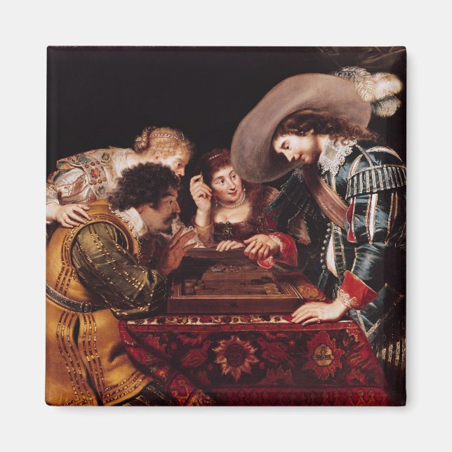 Aimant Le jeu du jacquet (Devant)