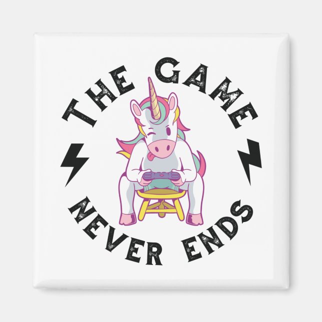 Aimant Le jeu n'est jamais fini (Devant)