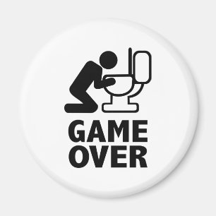 Aimant Le jeu plus de vomissent la toilette