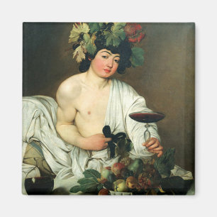 Aimant Le jeune Bacchus, Caravaggio