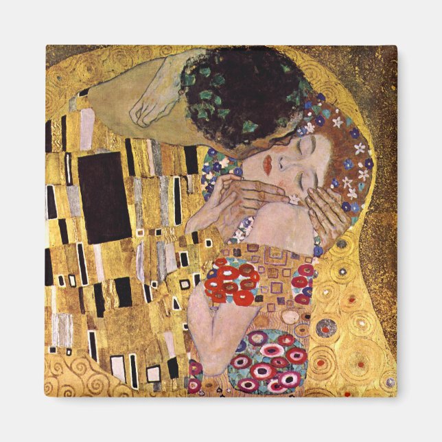 Aimant Le Kiss, Gustav Klimt (Devant)