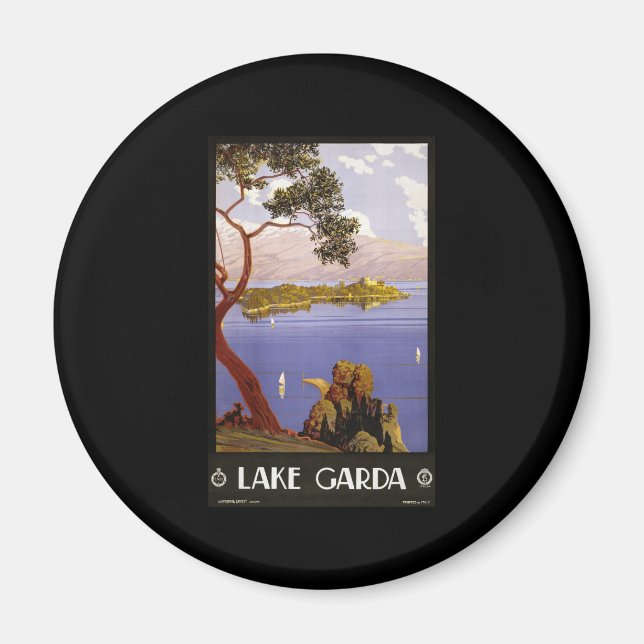 Aimant Le lac de Garde (Devant)