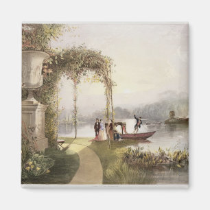 Aimant Le lac, jardins de Trentham Hall, 'des jardins
