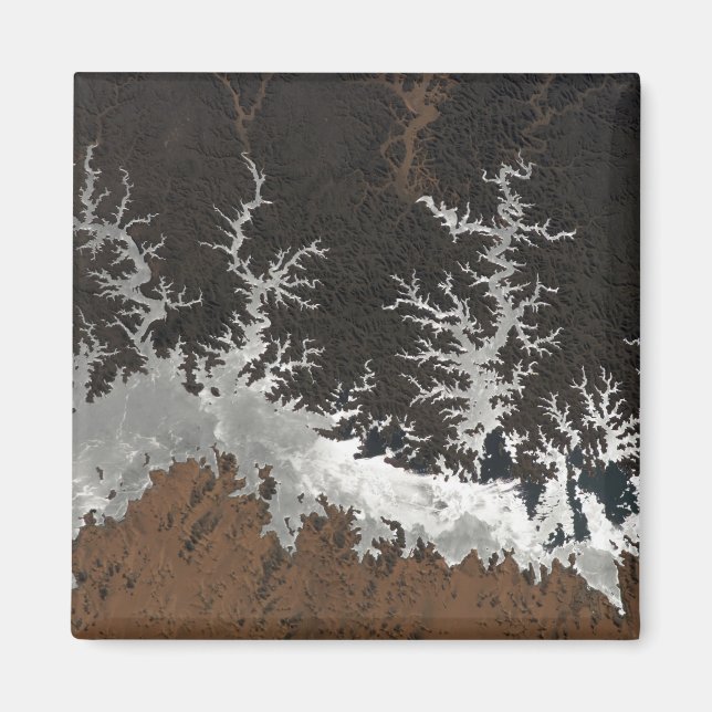 Aimant Le lac Nasser en Égypte (Devant)