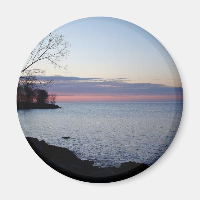 Aimant Le lac Ontario au lever du jour (Devant)
