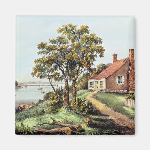 Aimant Le lieu de naissance de Washington à la crique de