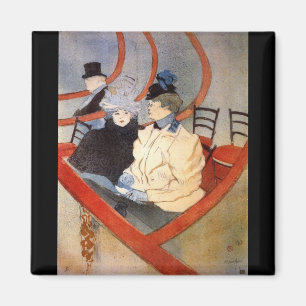 Aimant Le loge 2 par Toulouse-Lautrec