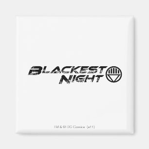 Aimant Le logo de nuit le plus noir