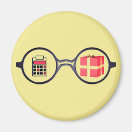 Aimant "Le logo du comptable doué"