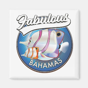 Aimant Le logo fabuleux des Bahamas