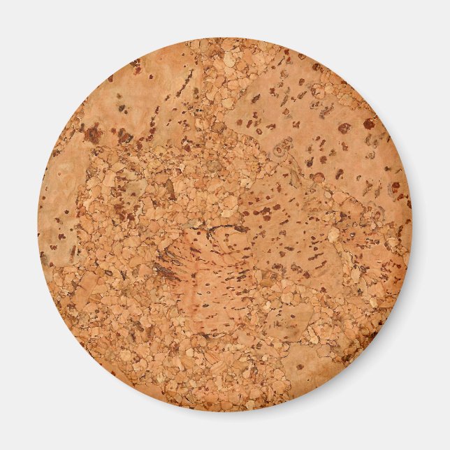 Aimant Le look de Macadamia Cork Burl Wood Grain (Devant)