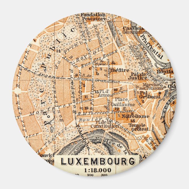 Aimant Le Luxembourg (Devant)