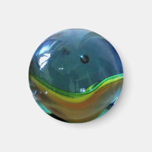 Aimant Le marbre en verre clair effectue l'aimant