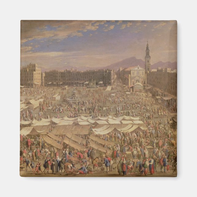 Aimant Le marché de Naples (Devant)