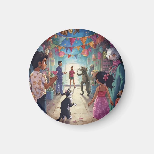 Aimant Le Marché Entre Les Mondes (Devant)