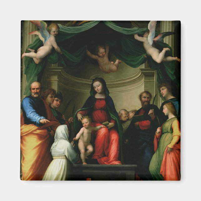 Aimant Le mariage mystique de Sainte Catherine de Sienne  (Devant)